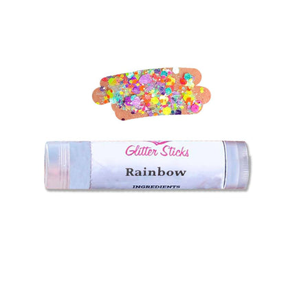 Creative Faces Chunky Glitter Stick - Rainbow