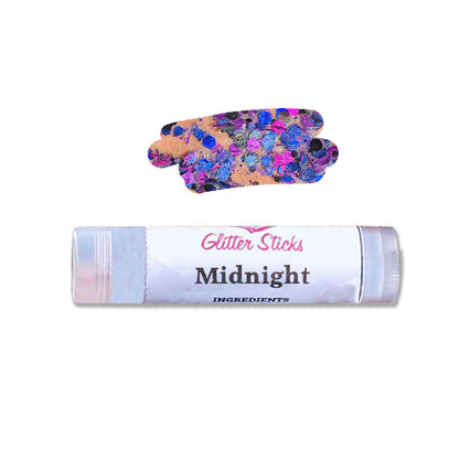 Creative Faces Chunky Glitter Stick - Midnight