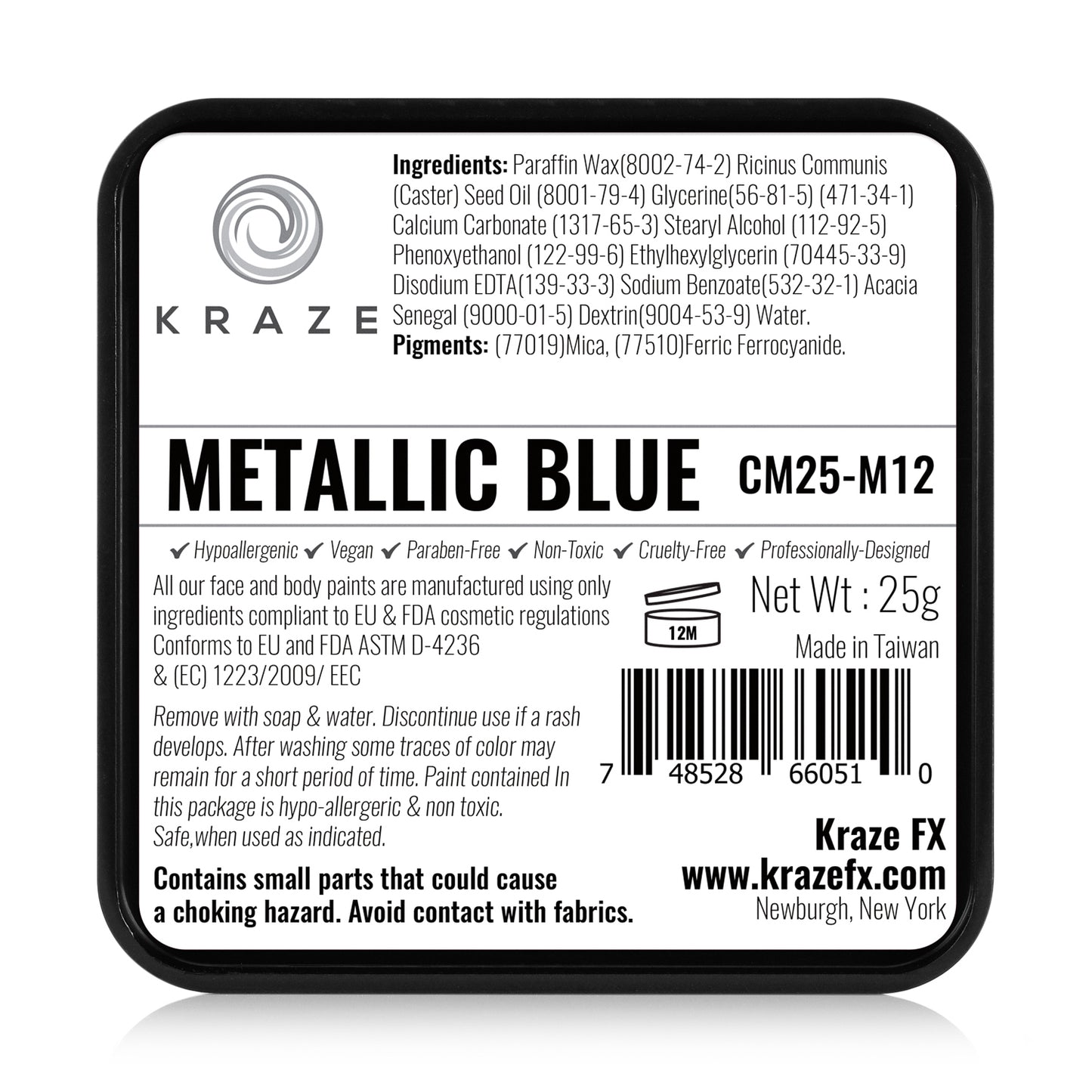 Kraze FX Face & Body Paint - Metallic Blue (25 gm)