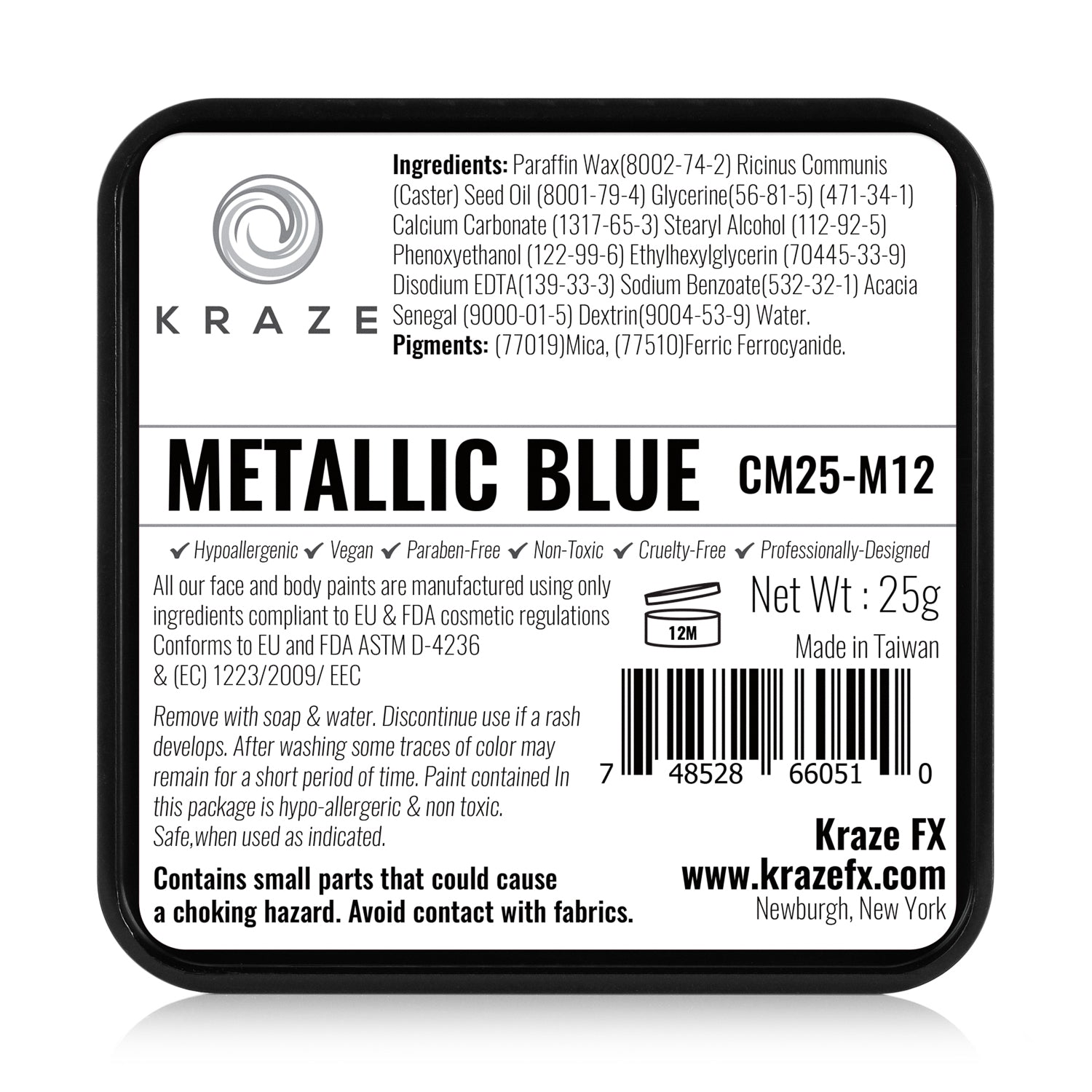 Kraze FX Face & Body Paint - Metallic Blue (25 gm)