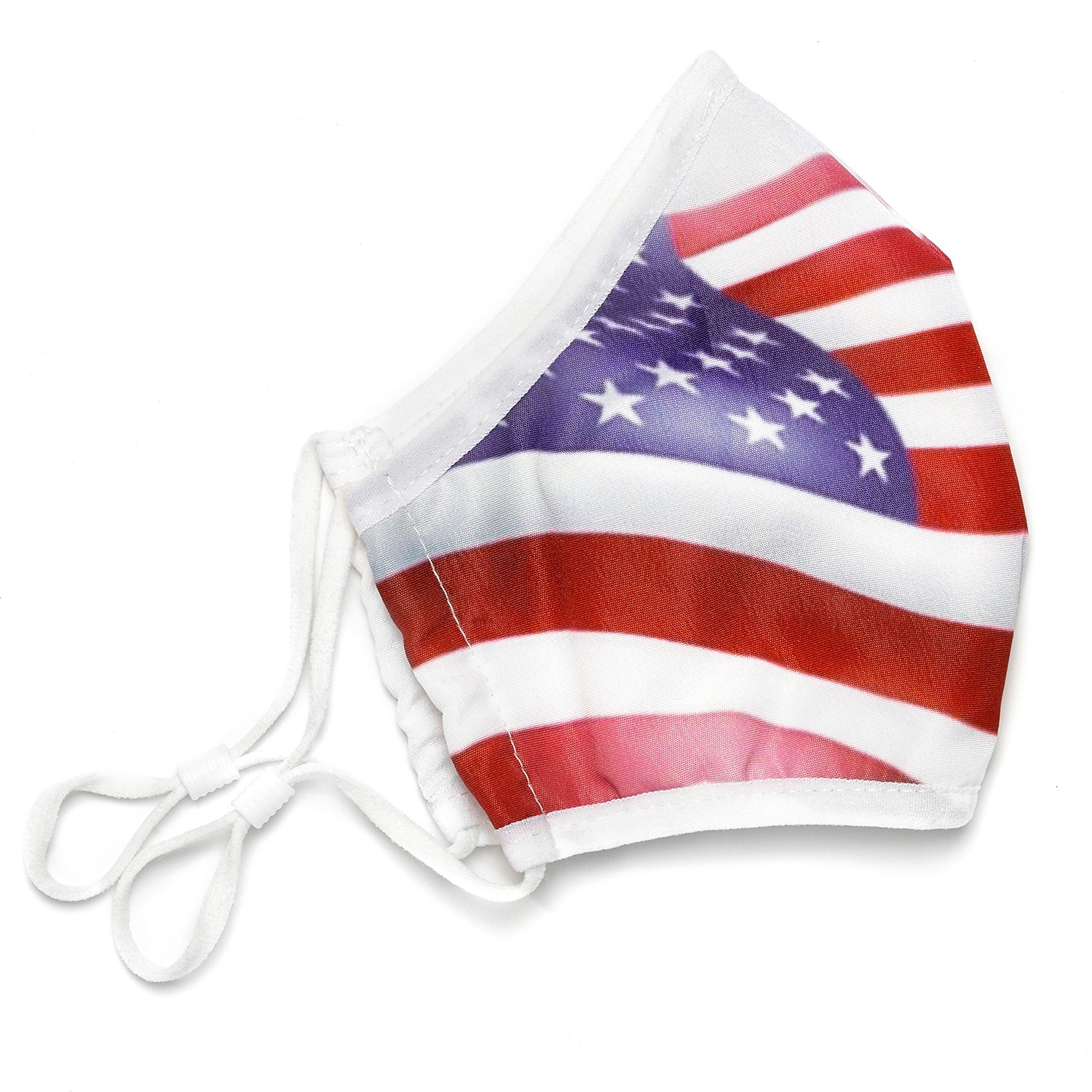 Anti Pollution & Dust Face Mask with PM2.5 Activated Carbon Filter - US Flag