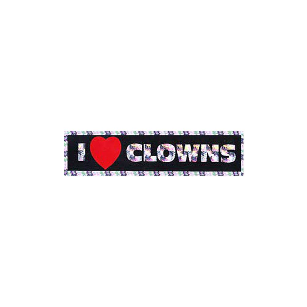 I Love Clowns Bumper Sticker
