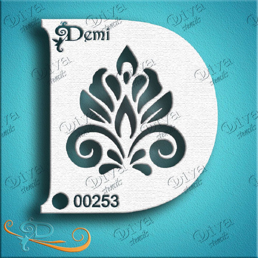 Diva Stencil - Diva Demi Swirl