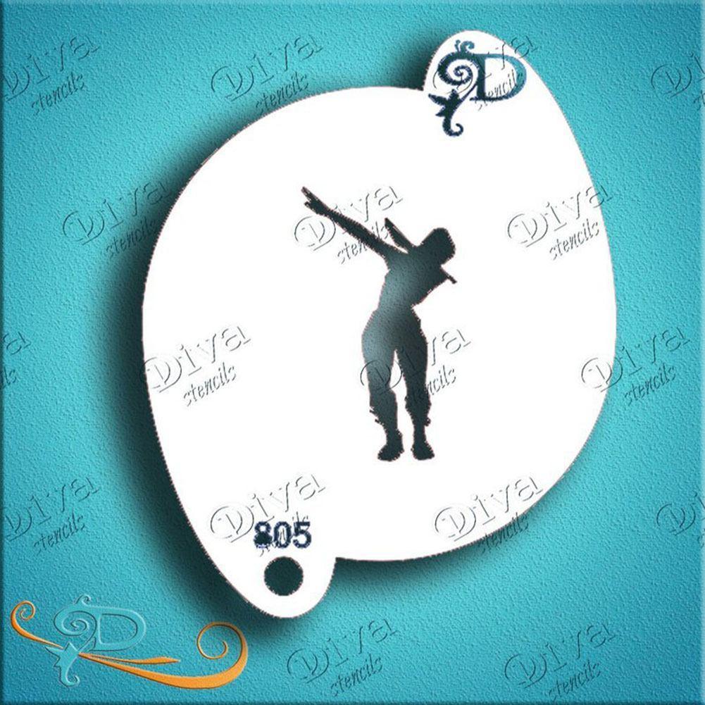 Diva Stencil - Fortnite Dab