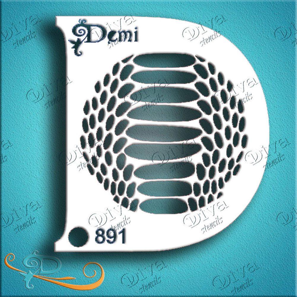 Diva Stencil - Diva Demi Snake Skin