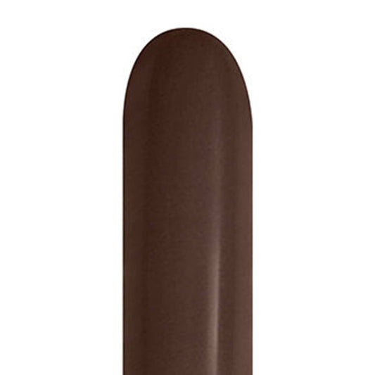 Betallatex 260B Solid Latex Balloons - Deluxe Chocolate (50/pack)