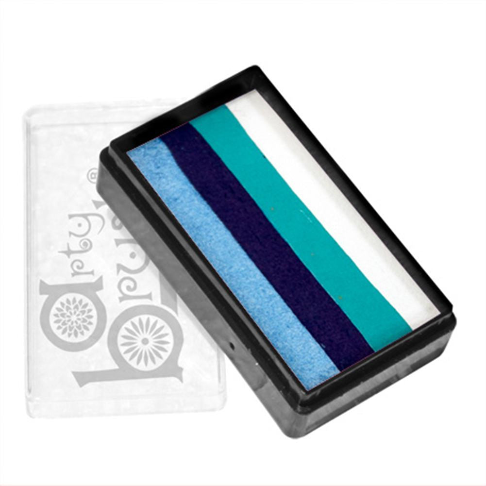 Silly Farm Arty Brush Split Cakes - Blue Tattoo Rose (20 g)