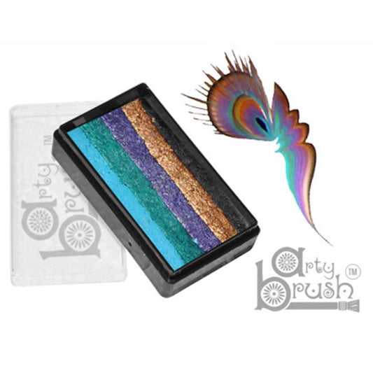 Silly Farm Arty Brush Split Cakes - Peacock (20 g)