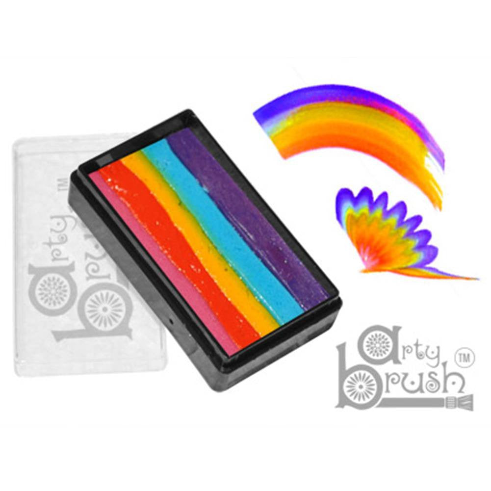 Silly Farm Arty Brush Split Cakes - Rainbow (20 g)