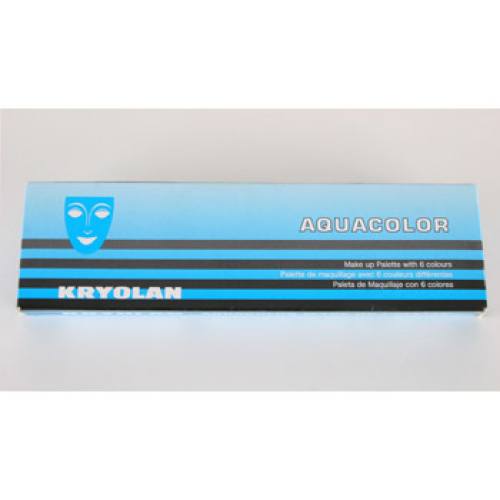 Kryolan Aquacolor Regular Face Paint Palettes (6 Colors)