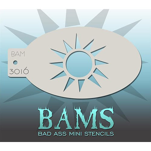 Bad Ass Mini Stencils - Sunshine (BAM3016)