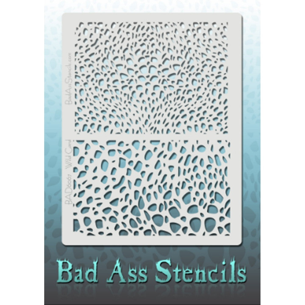 Bad Ass Full Size Stencils - Wild Card (BAD6067)