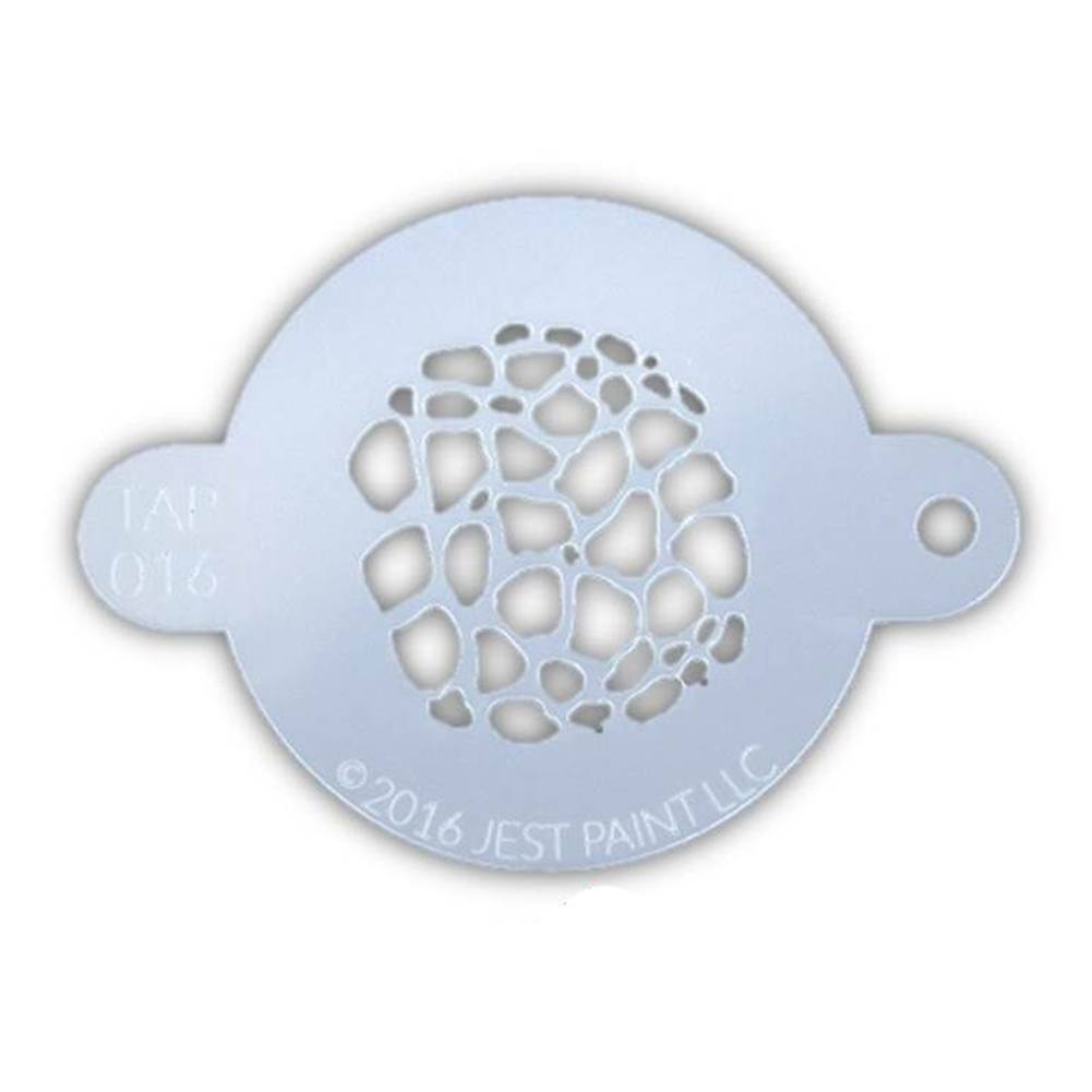 TAP Face Paint Stencil - Organic Scales (016)