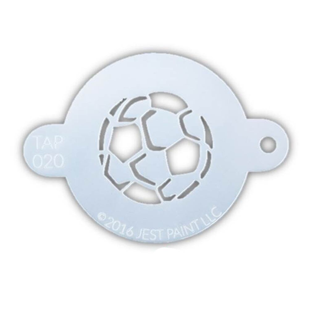 TAP Face Paint Stencil - Soccer Ball (020)