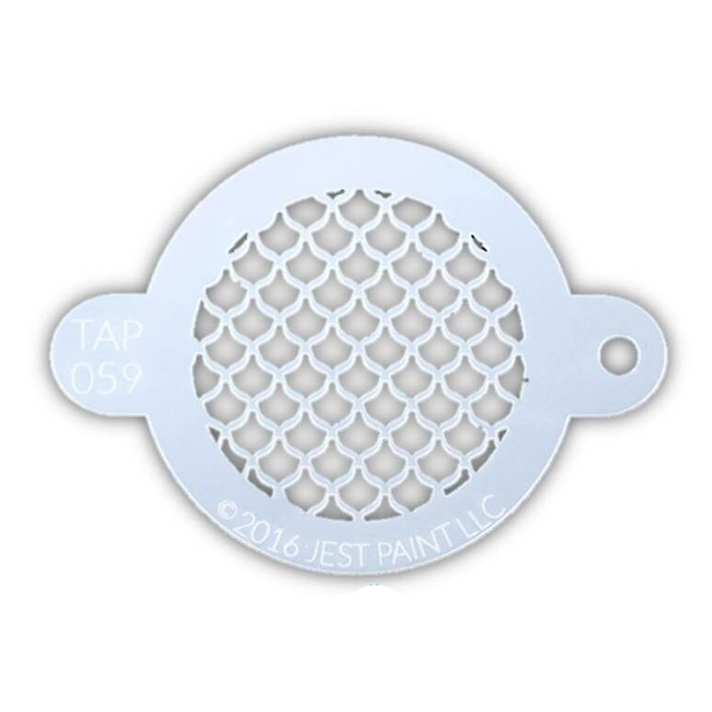 TAP Face Paint Stencil - Fish Scales (059)
