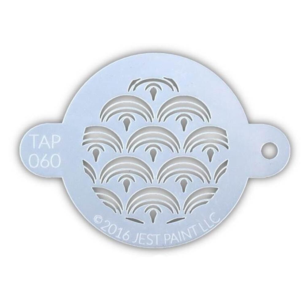 TAP Face Paint Stencil - Mermaid Scales (060)