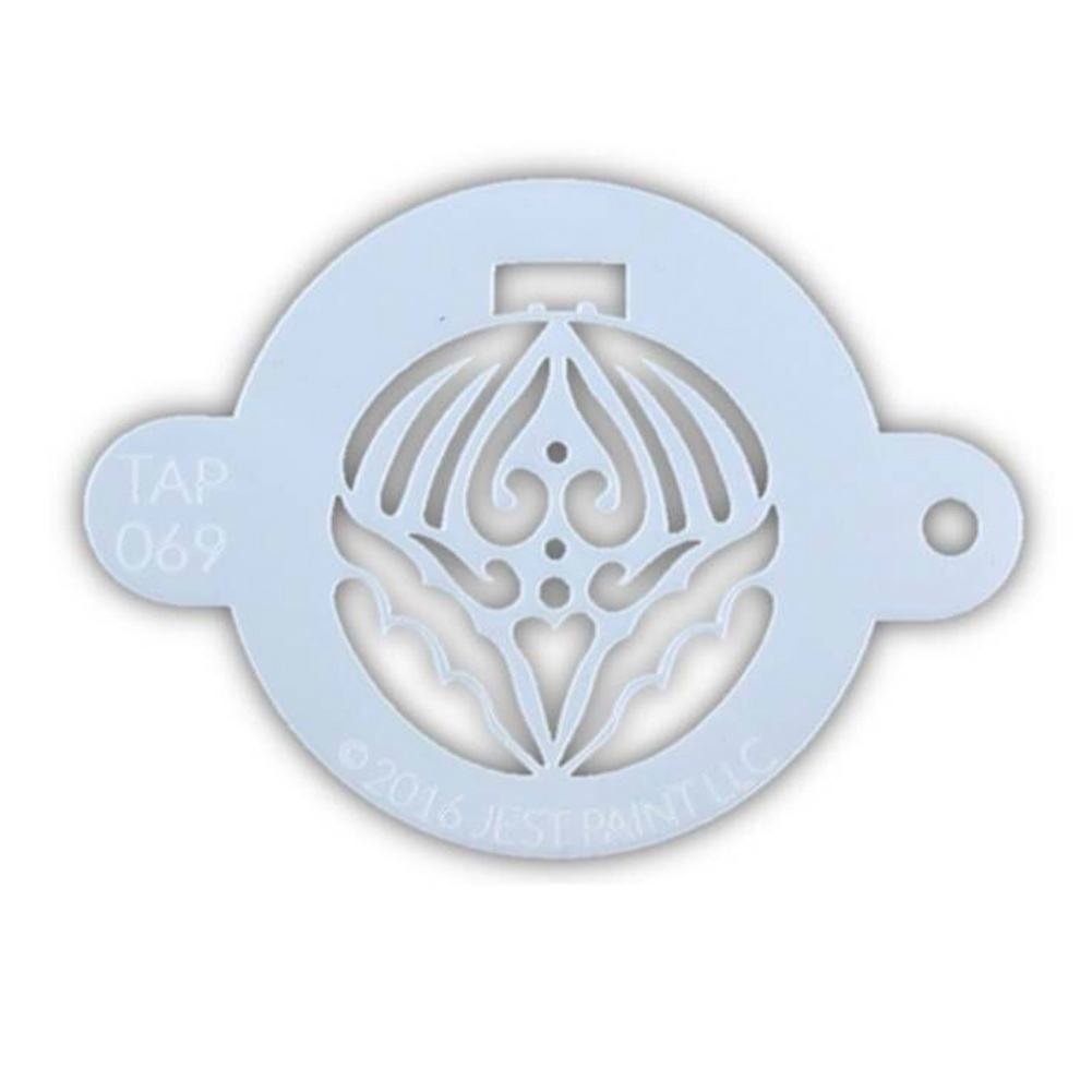 TAP Face Paint Stencil - Large Christmas Ornament (069)