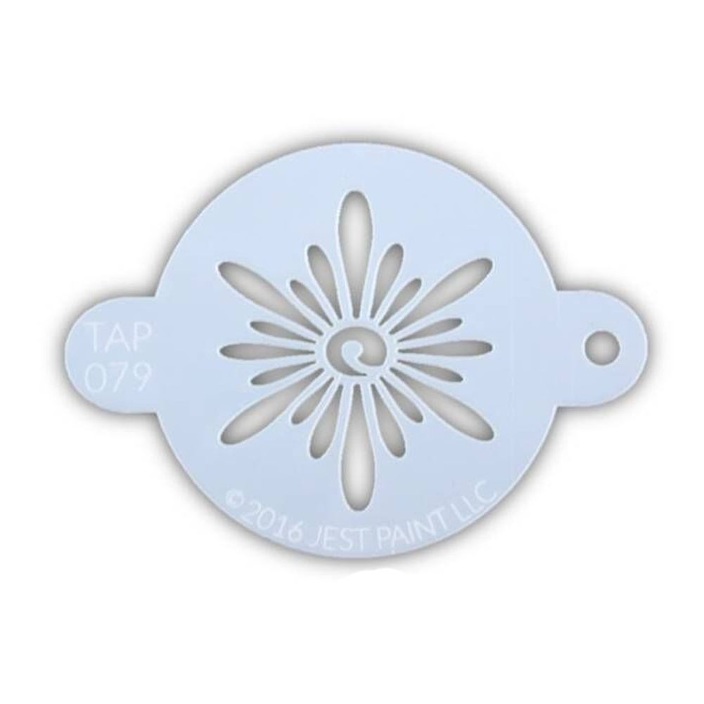 TAP Face Paint Stencil - Ornate Sun (079)