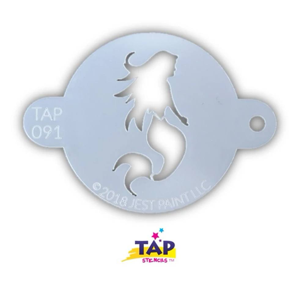 TAP Face Paint Stencil - Mystical Mermaid (091)