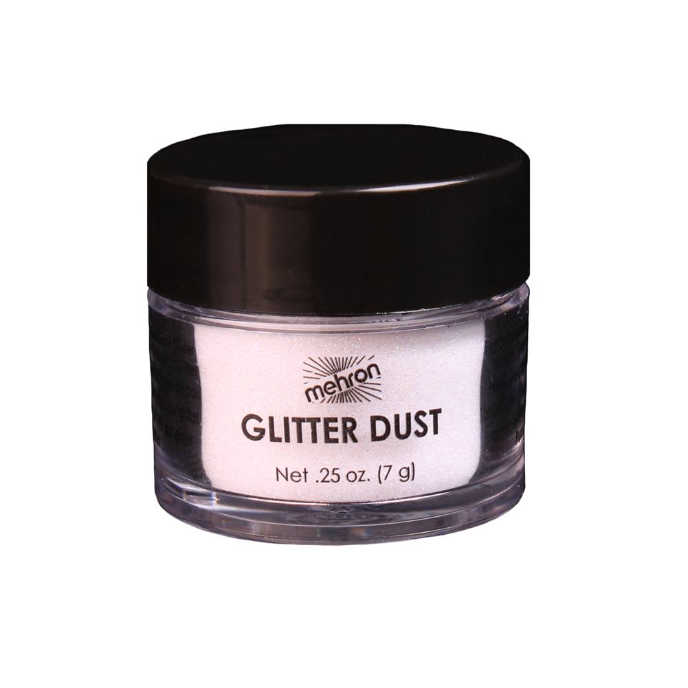 Mehron Glitter Dust - Opalescent White (0.25 oz)