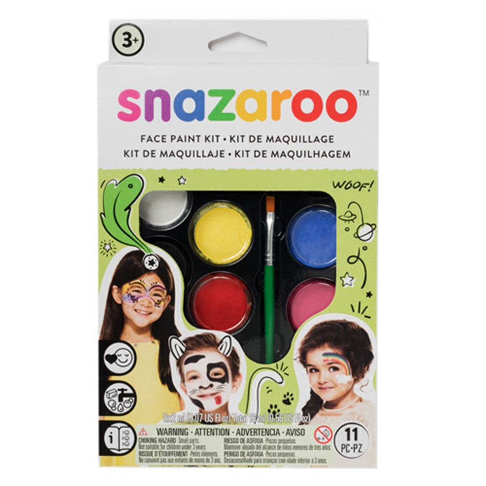 Snazaroo Face Painting Palette Kit - Boys (8 Colors)