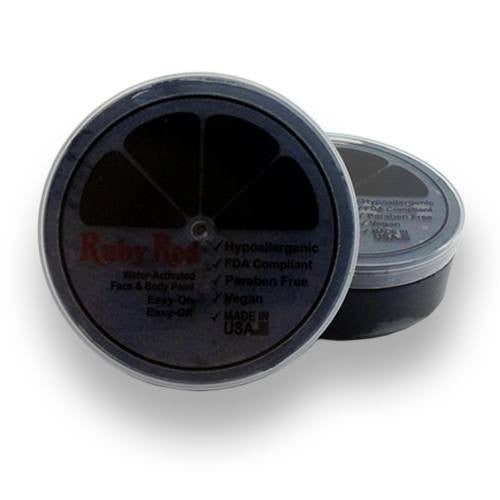 Ruby Red Face Paints - Black 150 (75 mL)