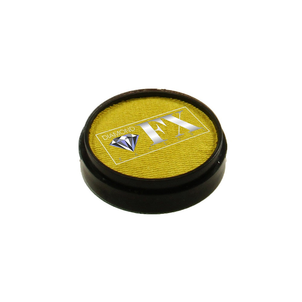Diamond FX Face Paint Refills,  Metallic Yellow M50 - 0.35 oz pallettes