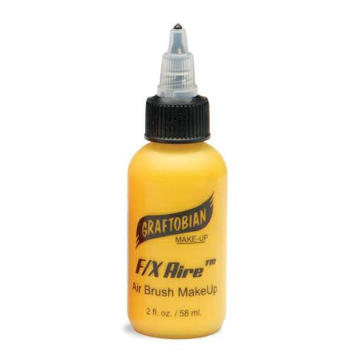Graftobian F/X Aire Airbrush Makeup - Neon Yellow, 2 oz