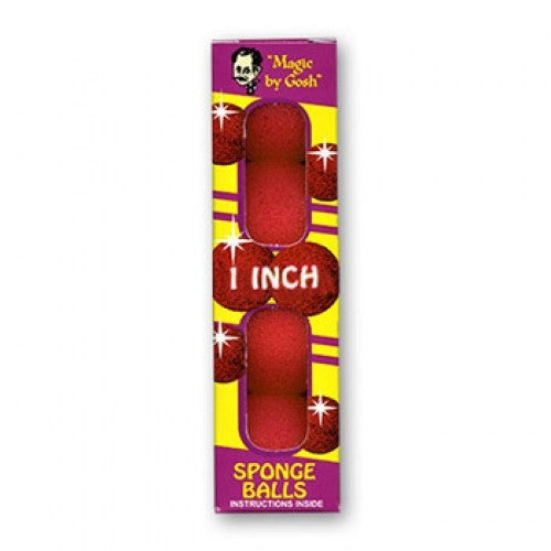 Magic By Gosh Sponge Balls - 1" (4/Pack)