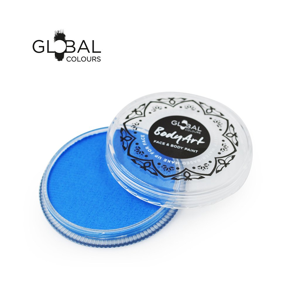 Global Colours Blue Face Paint -  Neon Blue (32 gm)