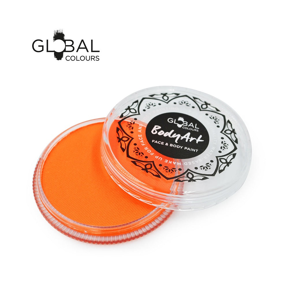 Global Colours Orange Face Paint -  Neon Orange (32 gm)