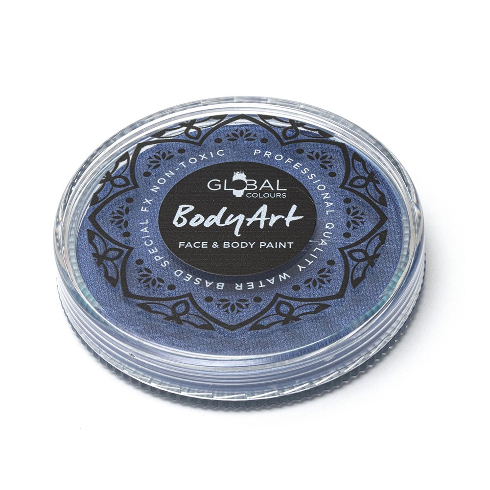 Global Colours Blue Face Paint -  Pearl Deep Blue (32 gm)