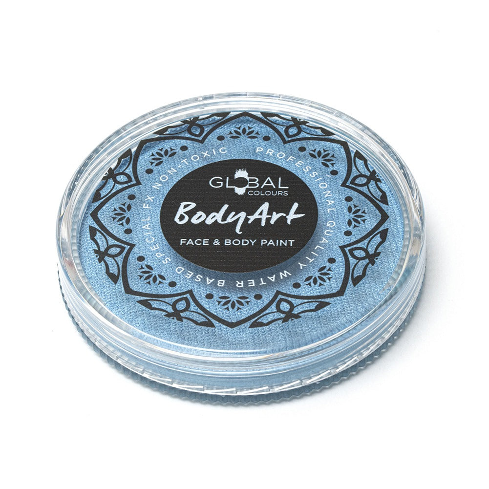 Global Colours Blue Face Paint -  Pearl Light Blue (32 gm)