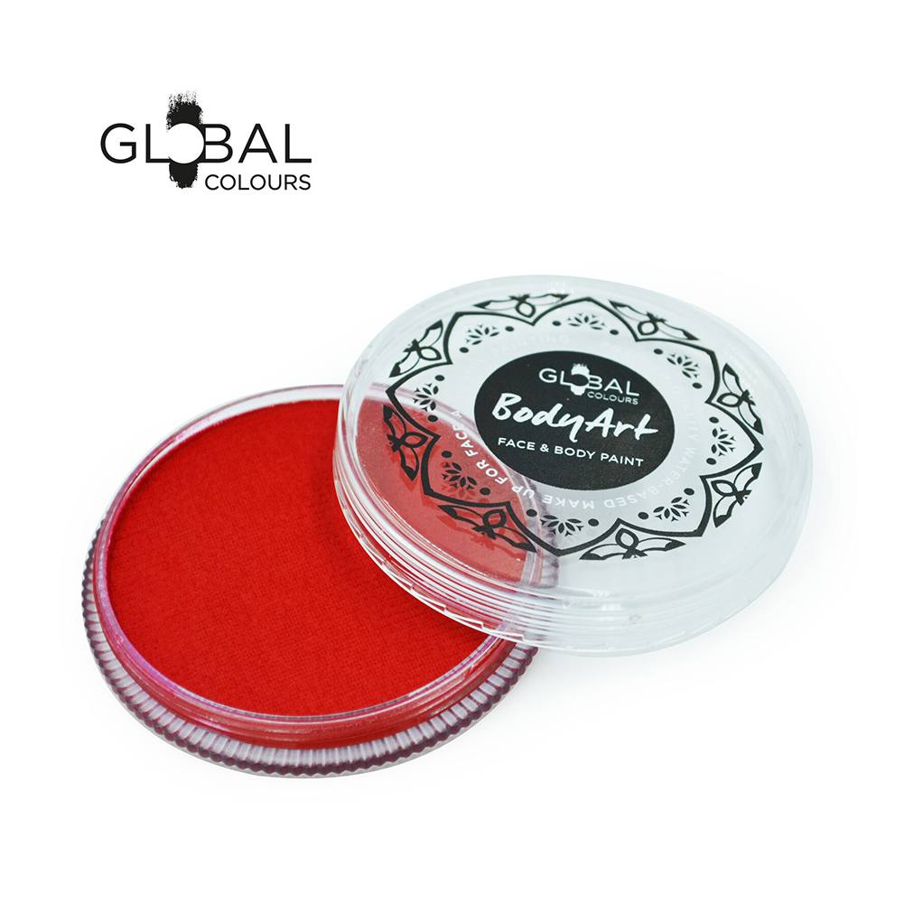 Global Colours Red Face Paint - Standard Red (New Shade) (32 gm)