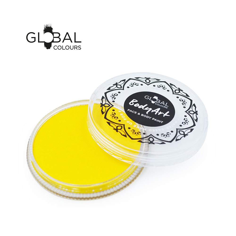 Global Body Art Face Paint - Standard Light Yellow (32 gm)