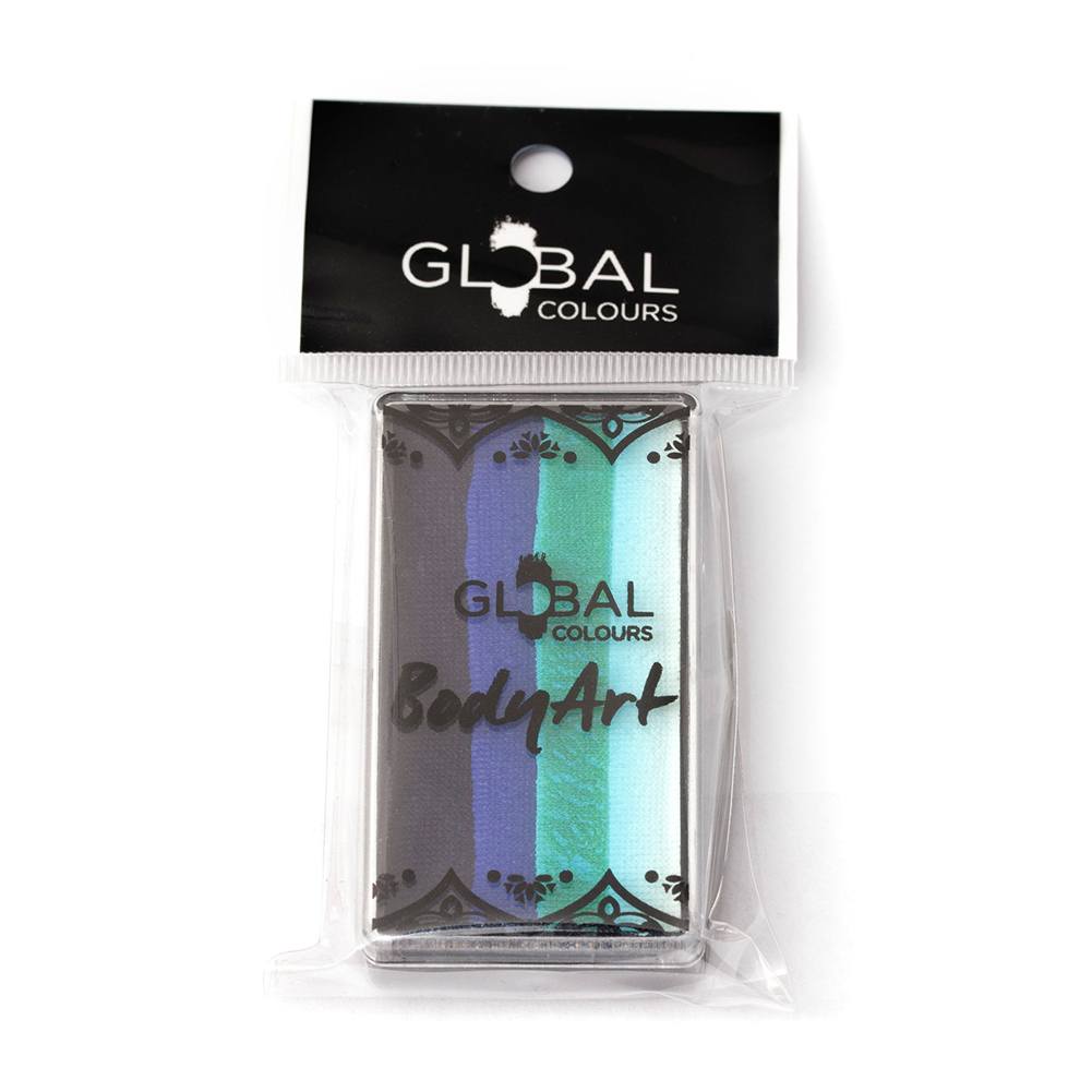 Global Colours Magnetic One Stroke Split Cake - Ice Castle (Calgary) (25 gm)