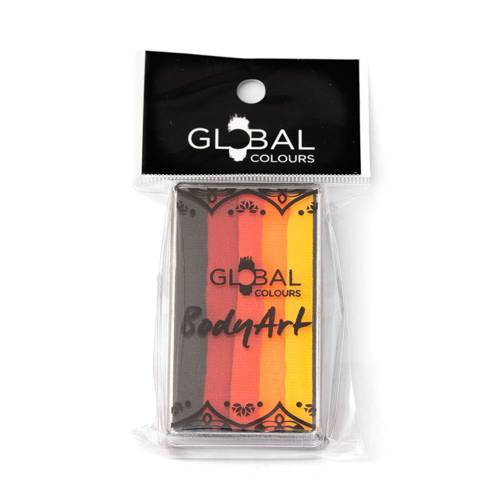 Global Colours Magnetic One Stroke Split Cake - Dragon Fire (25 gm)