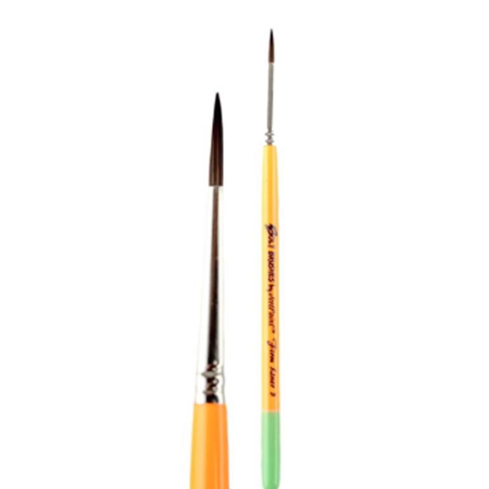 Jest Paint Bolt Brush - Firm Liner #3 (1/16")