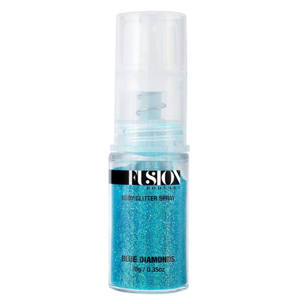 Fusion Body Art Body Glitter Spray Pump - Blue Diamonds (10 gm)