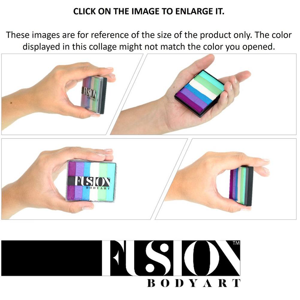 Fusion Body Art Rainbow Split Cake - Bright Rainbow (50 gm)