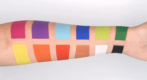Fusion Body Art Sampler Palette (12 Colors/7 gm)