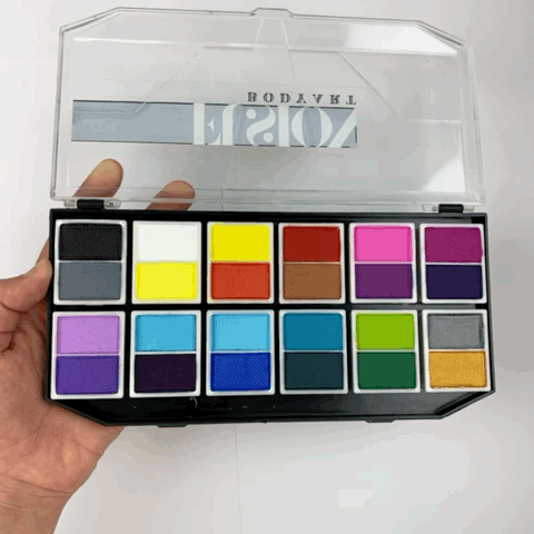 Fusion Body Art The Ultimate Face Painting Sampler Palette (24 Colors/5 gm)