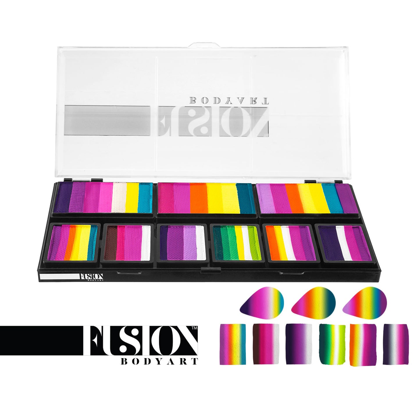 Fusion Body Art & FX Spectrum Palette - Leanne's Fairy Collection Petal Palette (Non Neon)