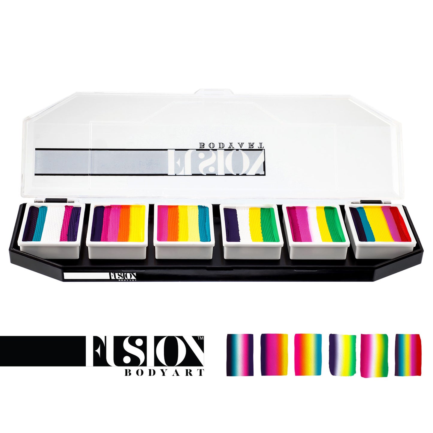 Fusion Body Art Spectrum Palette - Leanne's Tropical Collection (Non Neon)