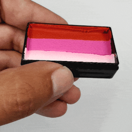 Fusion Body Art One Stroke Split Cake - Bold Rose (30 gm)