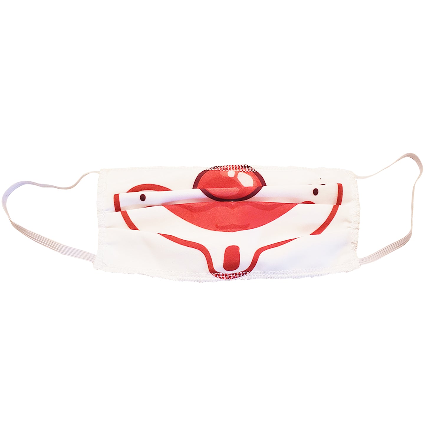 Clown Mask Covering - Smile, 2-ply Reusable Face Mask