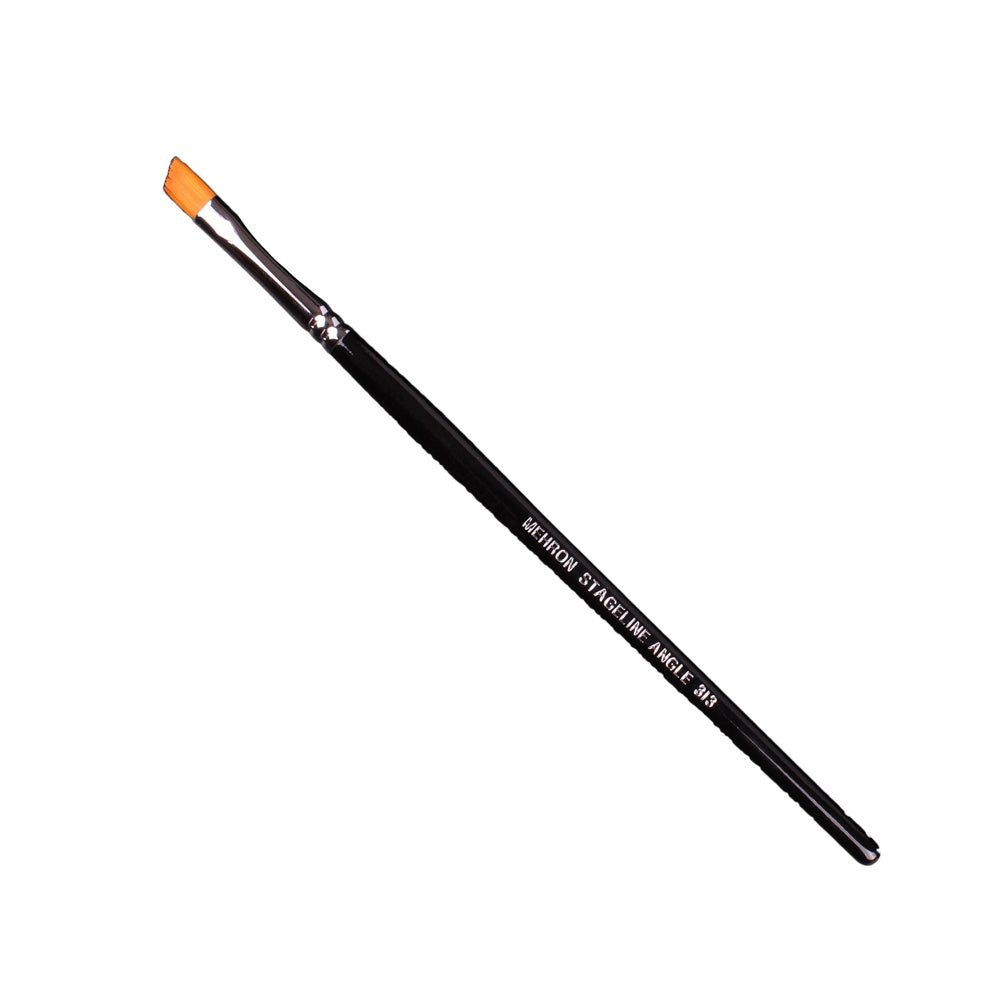 Mehron Stageline Golden Nylon Brush - Angle (1/4")