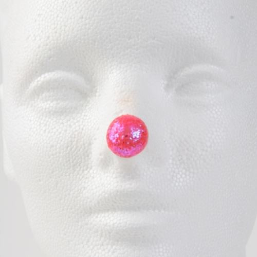 Jim Howle Clown Nose Tip - Round Size C Pink Sparkle Penny