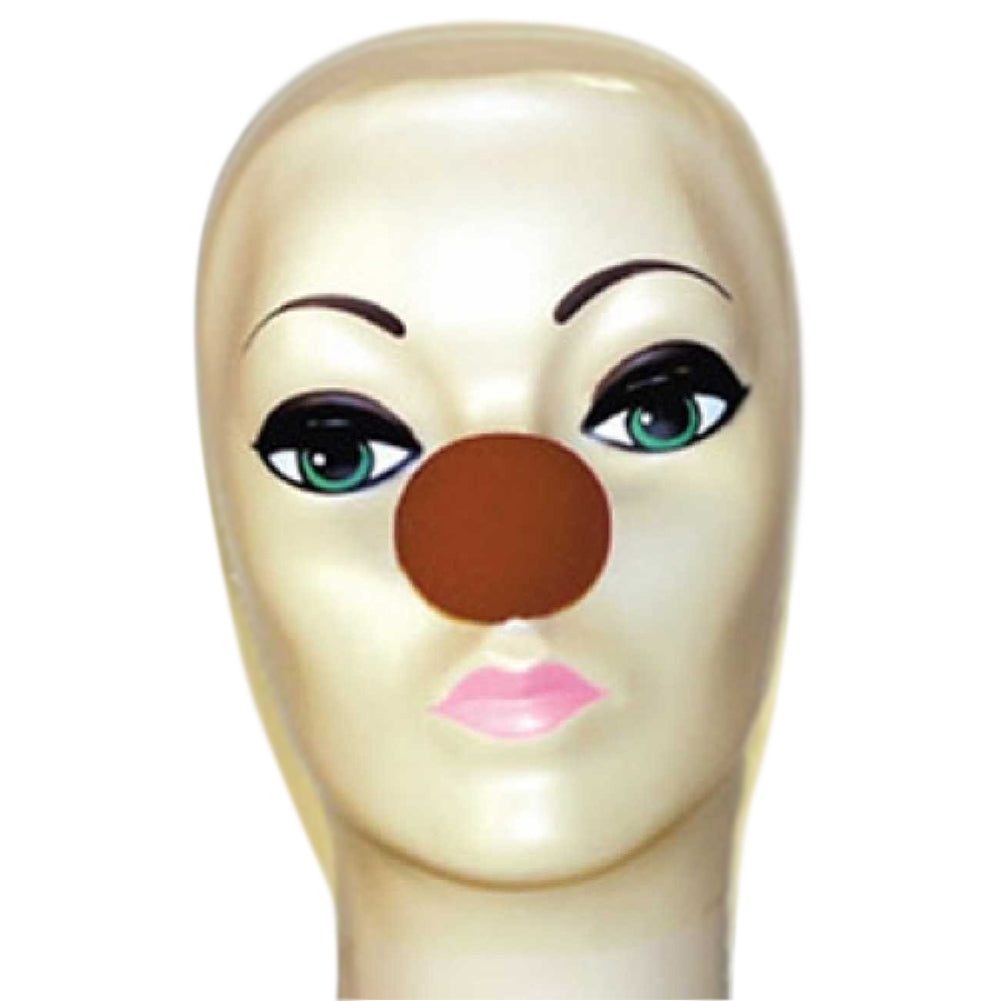 Magic By Gosh Brown Foam Clown Nose (1 3/4")