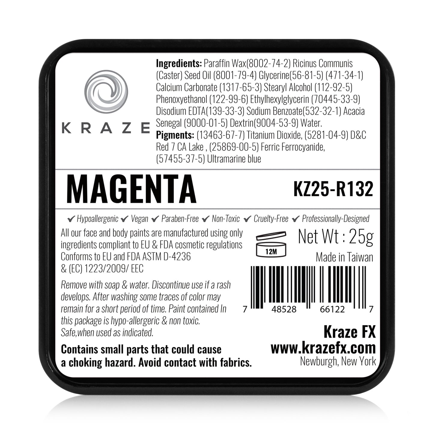 Kraze FX Face & Body Paint - Magenta (25 gm)